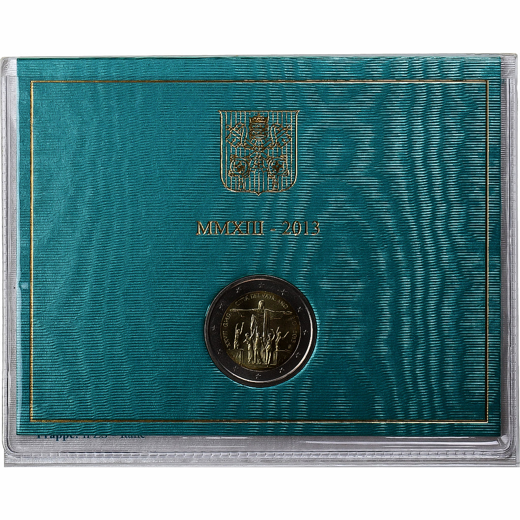 Vatican, Francis, 2 Euro, 28th World Youth Day, 2013, Rome, Bimétallique, FDC