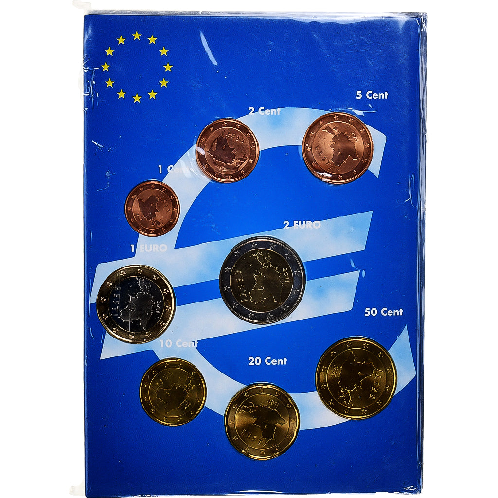 Estonia, Set 1 ct. - 2 Euro, euro set, 2011, Sin información, FDC