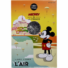 France, 10 Euro, Mickey (Mont Saint-Michel), 2018, MDP, Argent, FDC