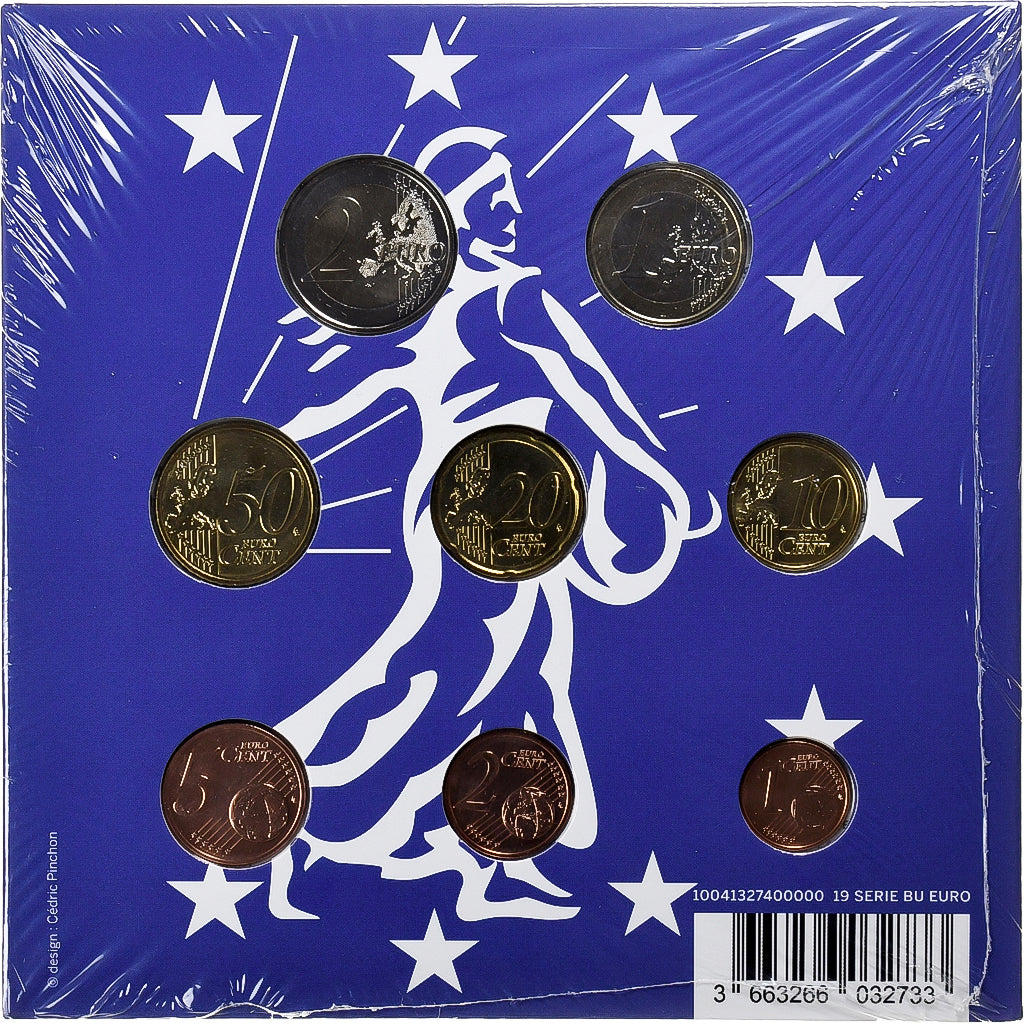 France, Coffret 1c. à 2€, BU, 2019, MDP, MS(65-70)