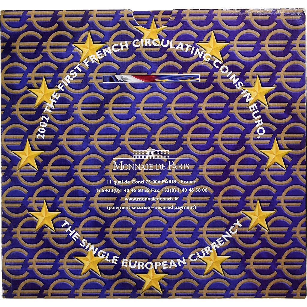 França, Coffret 1c. à 2€, BU, 2002, MDP, N/D, MS(65-70)