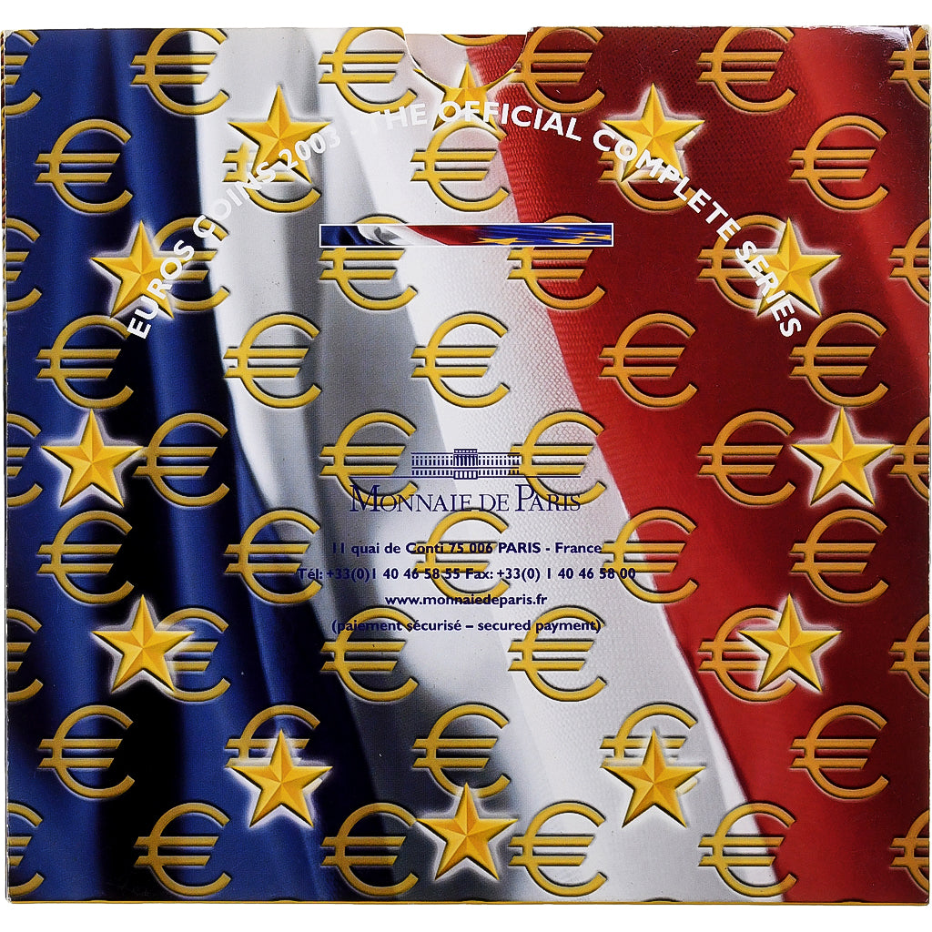 França, Coffret 1c. à 2€, BU, 2003, MDP, N/D, MS(65-70)