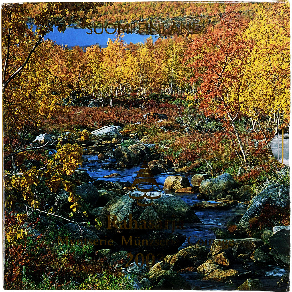 Finlande, Set 1 ct. - 2 Euro + Token, FDC, 2003, Vantaa, FDC