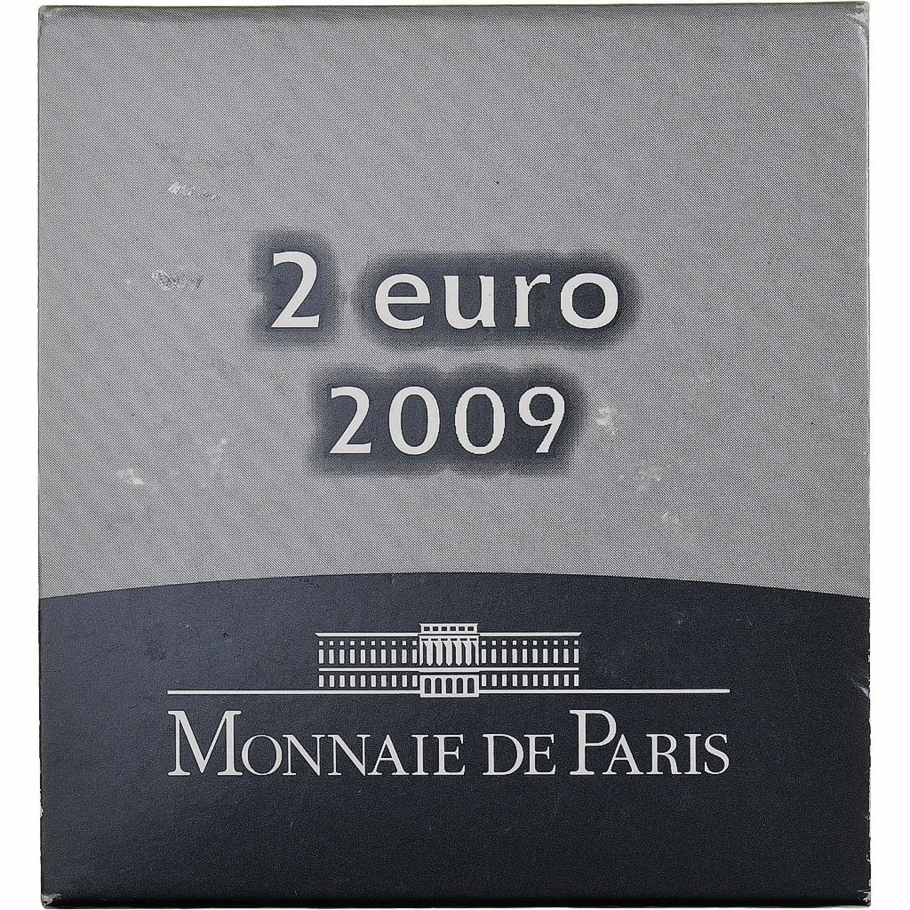 France, 2 Euro, Union économique et monétaire, Proof, 2009, MDP, Bi-Metallic