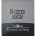 France, 2 Euro, Union économique et monétaire, Proof, 2009, MDP, Bi-Metallic