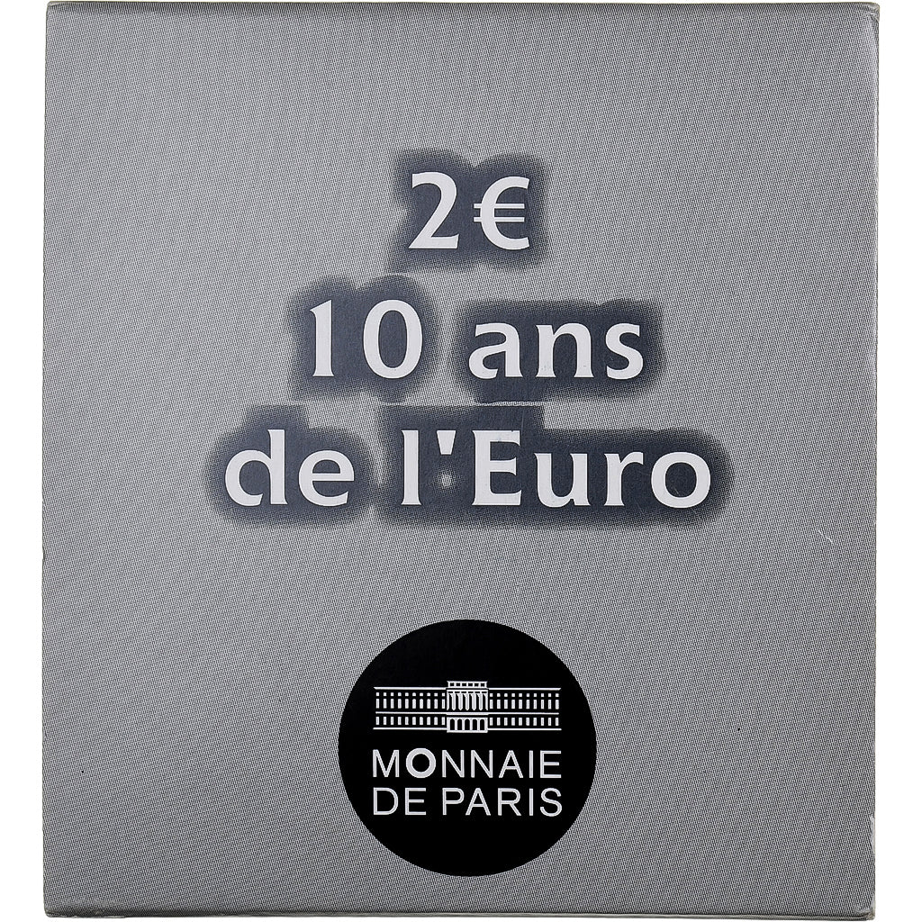 France, 2 Euro, 10 ans de l'euro, Proof, 2012, MDP, Bi-Metallic, MS(65-70)