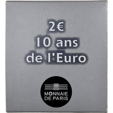 France, 2 Euro, 10 ans de l'euro, Proof, 2012, MDP, Bi-Metallic, MS(65-70)