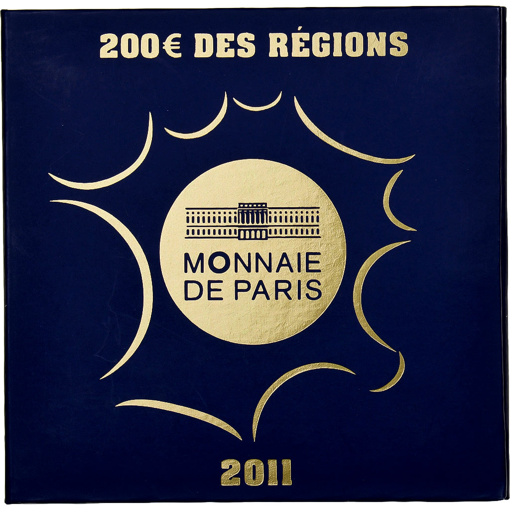 France, 200 Euro, Régions françaises, Proof, 2011, MDP, Gold, MS(65-70)