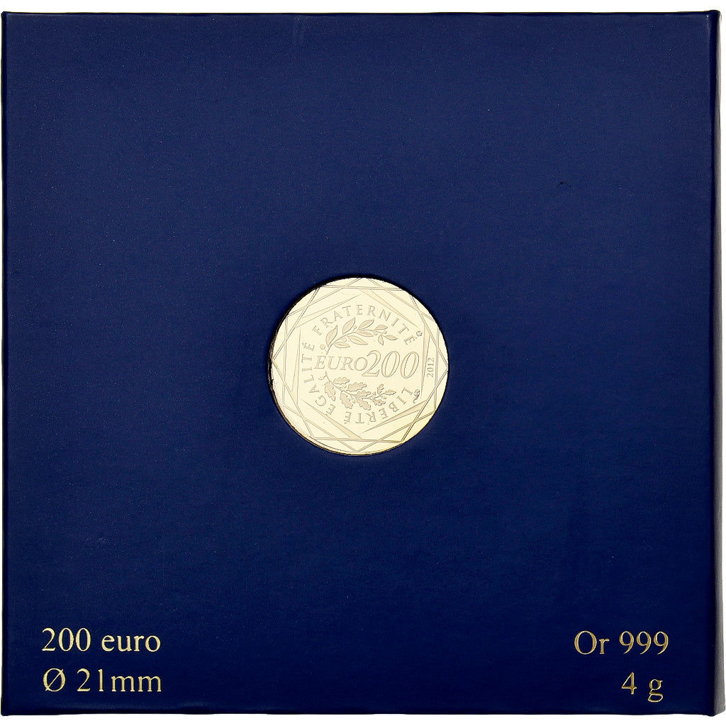 France, 200 Euro, Régions françaises, Proof, 2012, MDP, Gold, MS(65-70)