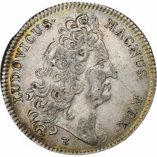 France, Token, Louis XIV, election de Paris, 1714, Silver, EF(40-45)