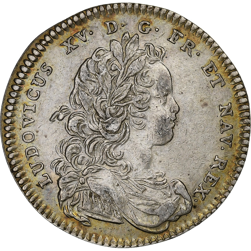 França, Token, Luís XV, Extraordinaire des Guerres, 1716, Prata, AU(50-53)