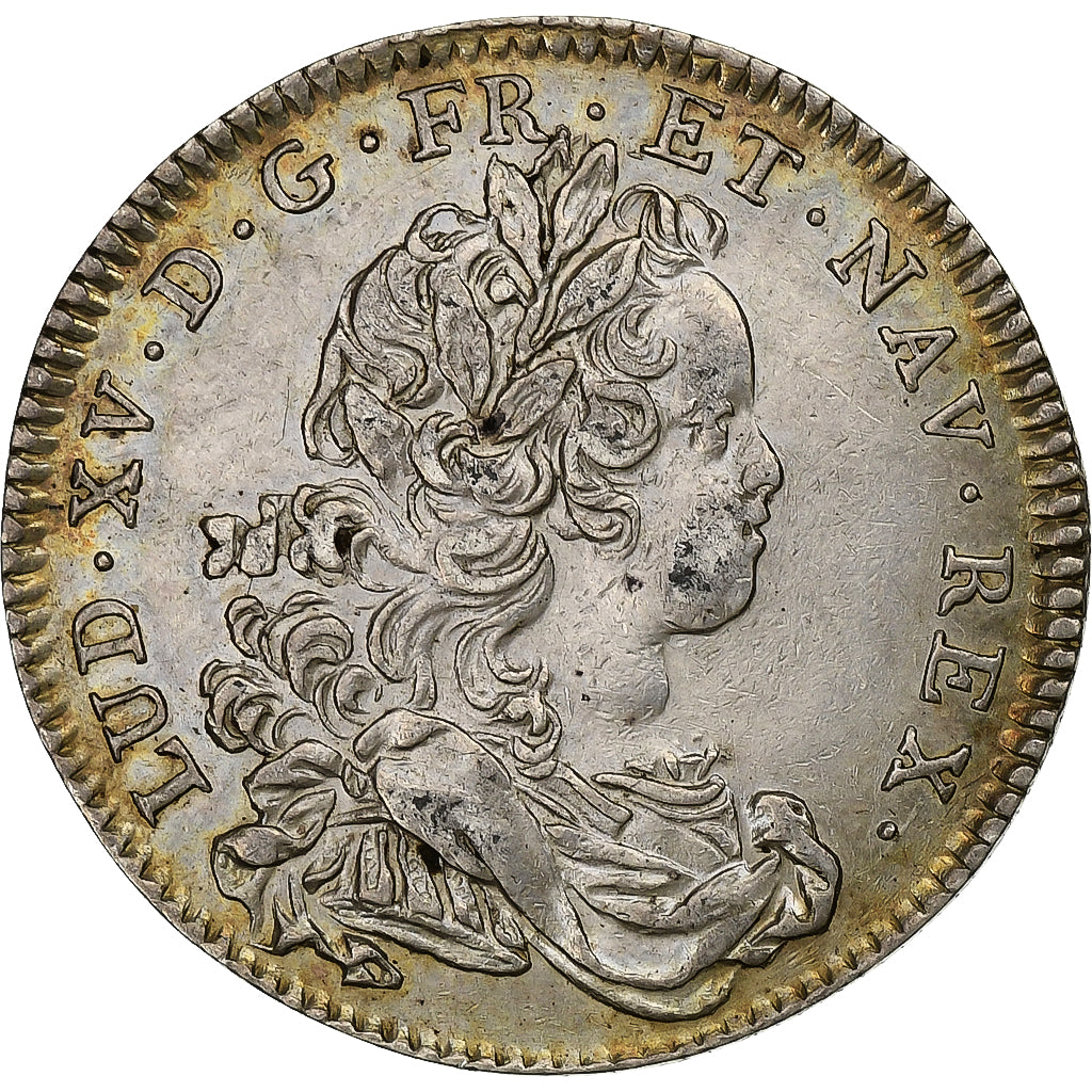 França, Token, Luís XV, Extraordinaire des Guerres, 1716, Prata, AU(50-53)