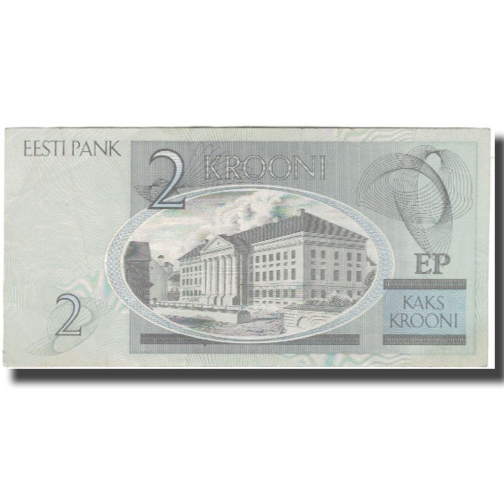 Billet, Estonia, 2 Krooni, KM:85a, TB+