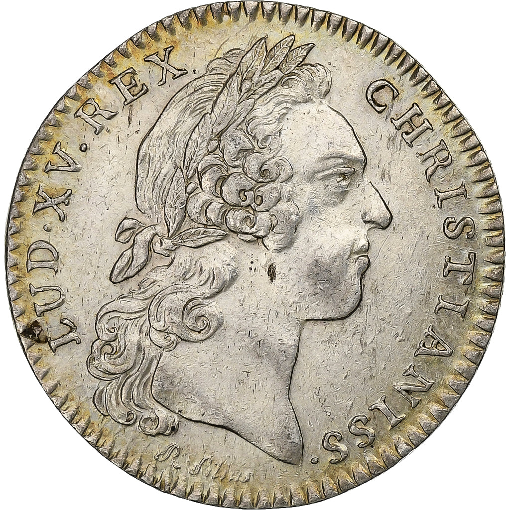 France, Token, Louis XV, Extraordinaire des Guerres, 1758, Silver, AU(55-58)