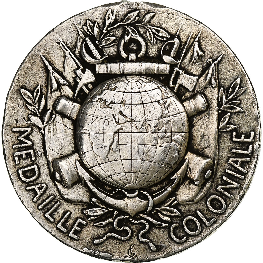 Frankreich, Medaille, French Third Republic, Médaille Coloniale, n.d., Silber