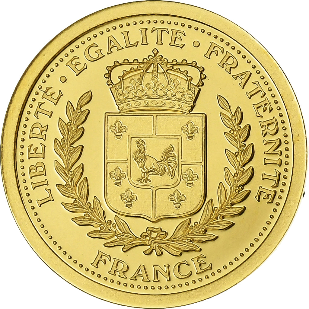 Francia, medaglia, Réplique, 20 francs or Coq 1909, 2009, Oro, FDC