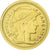 França, medalha, Réplique, 20 francs or Coq 1909, n.d., Dourado, MS(65-70)