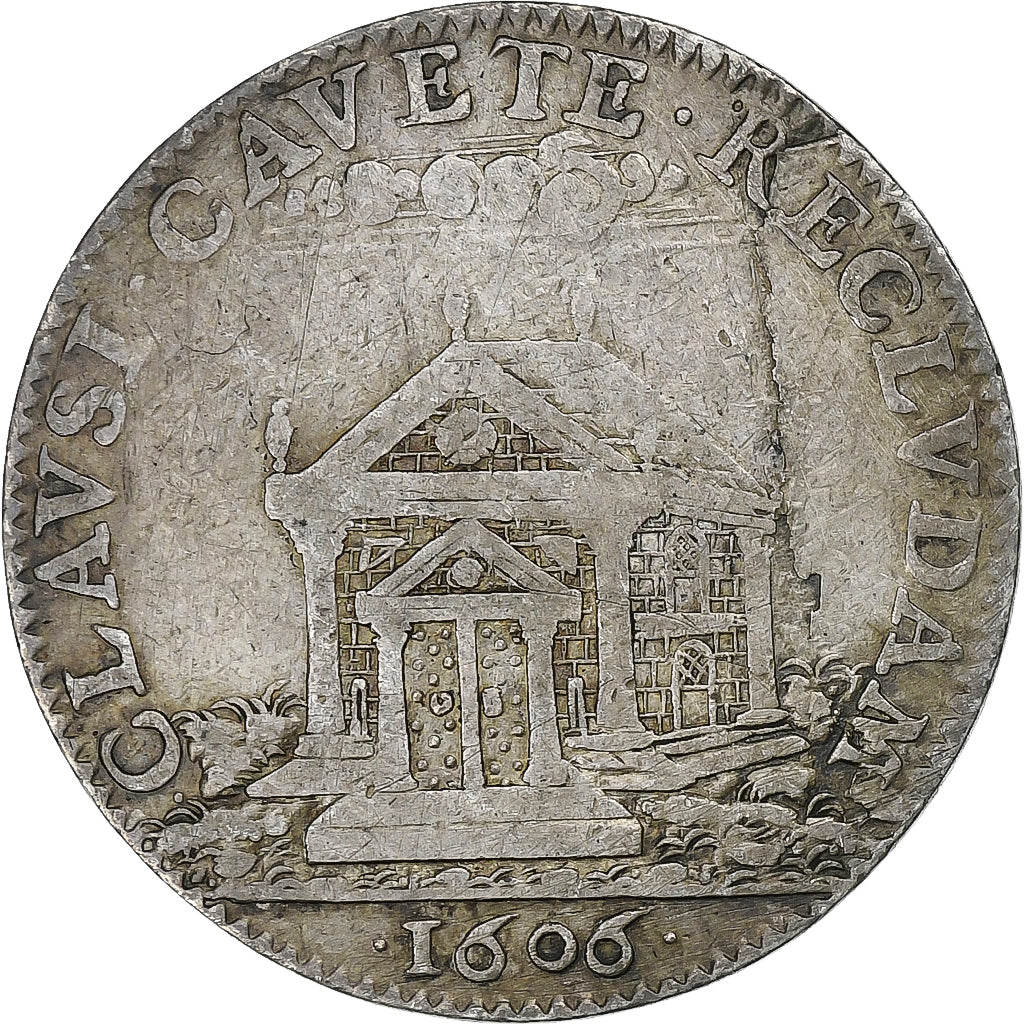 France, Jeton, Henri IV, Conseil du Roi, 1606, Argent, TTB