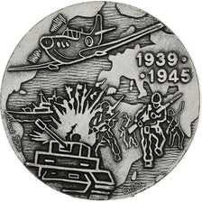 France, Medal, Médaille commémorative de 1939-1945, n.d., Iron, Decat