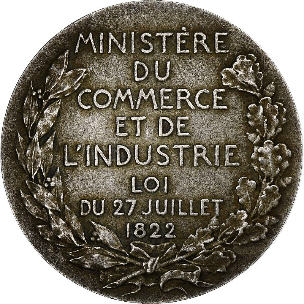France, Medal, Commerce et Industrie, Comité des Expertises, 1822, Silver