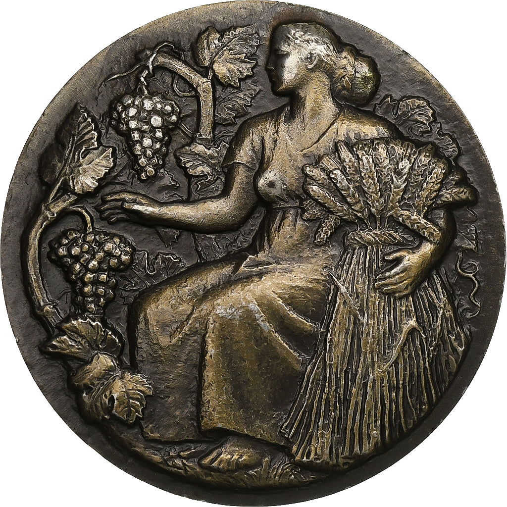 France, Medal, Concours Agricoles, n.d., Silver, AU(55-58)