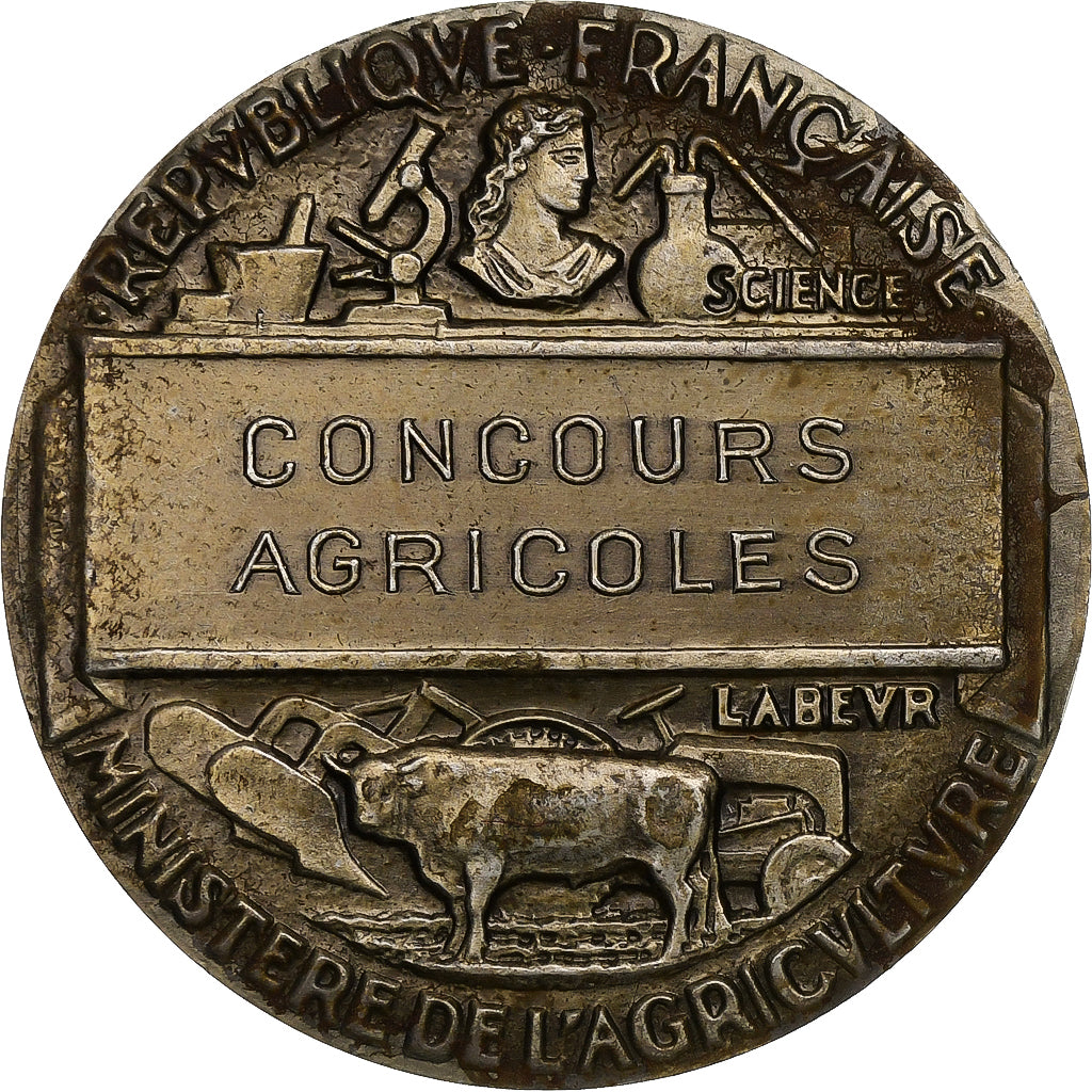 France, Medal, Concours Agricoles, n.d., Silver, AU(55-58)
