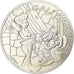 France, 10 Euro, Astérix Égalité (La zizanie), 2015, MDP, Silver, MS(64)