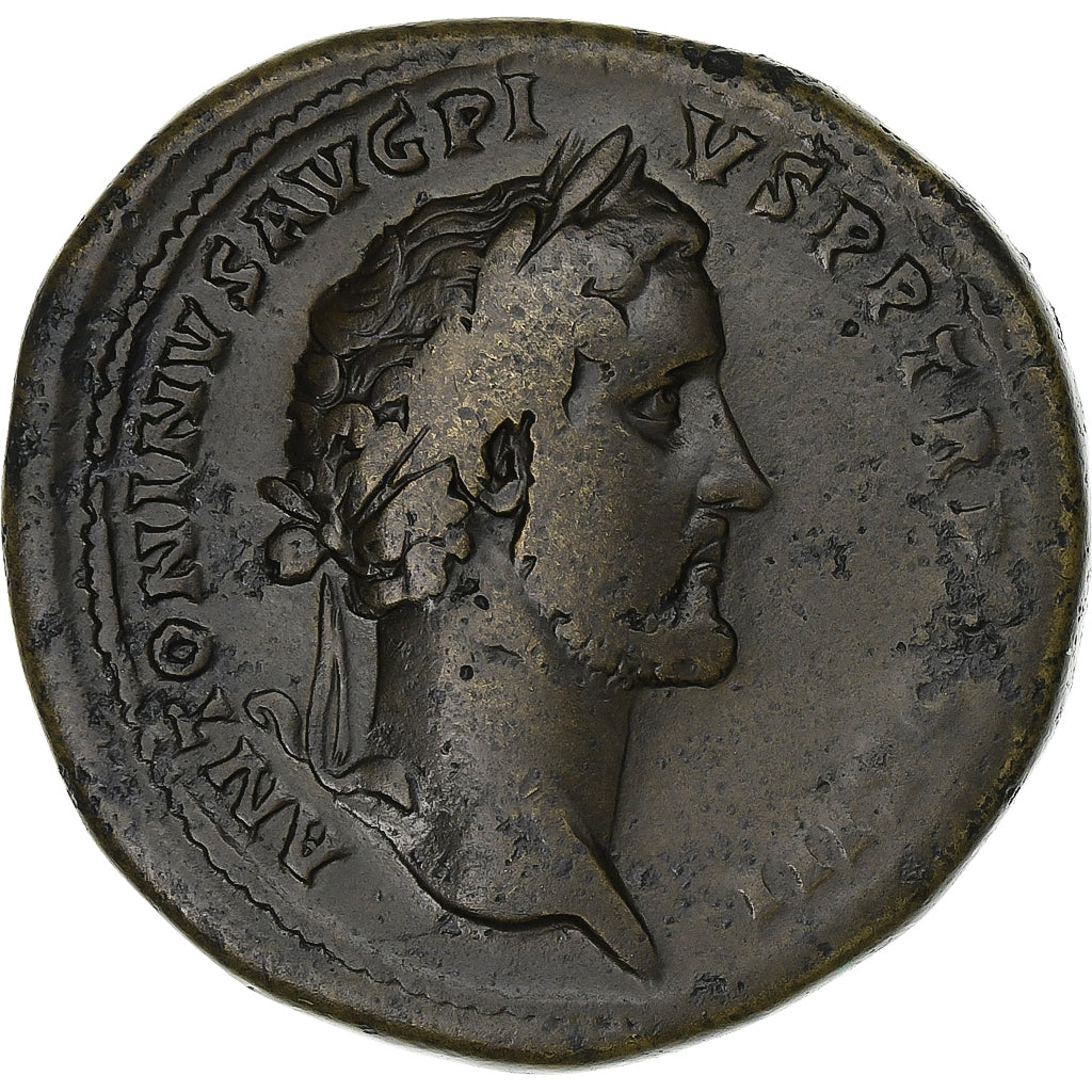 Antoninus Pius, Sestertius, 140-144, Rome, Brązowy, VF(30-35)