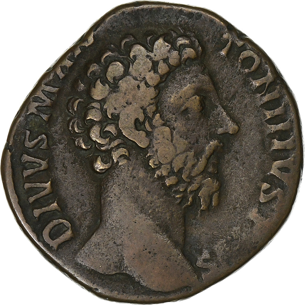 Divus Antoninus Pius, Sestertius, 180, Rome, Bronze, EF(40-45), RIC:662