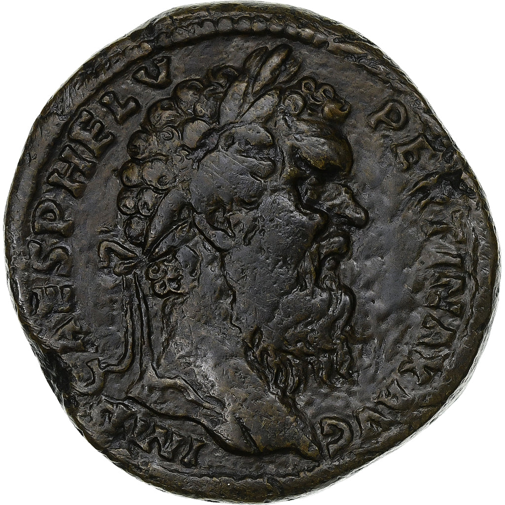 Pertinax, Sestertius, 193, Rome, Wyjątkowo rzadkie, Brązowy, EF(40-45), RIC:19