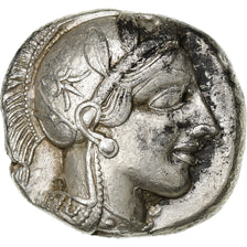 Attique, Tétradrachme, ca. 454-404 BC, Athènes, Argent, TTB+, SNG-Cop:31