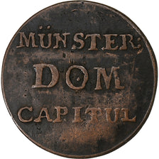 Cathedral chapter of Münster, 2 Pfennig, 1790, Munster, Copper, VF(30-35)