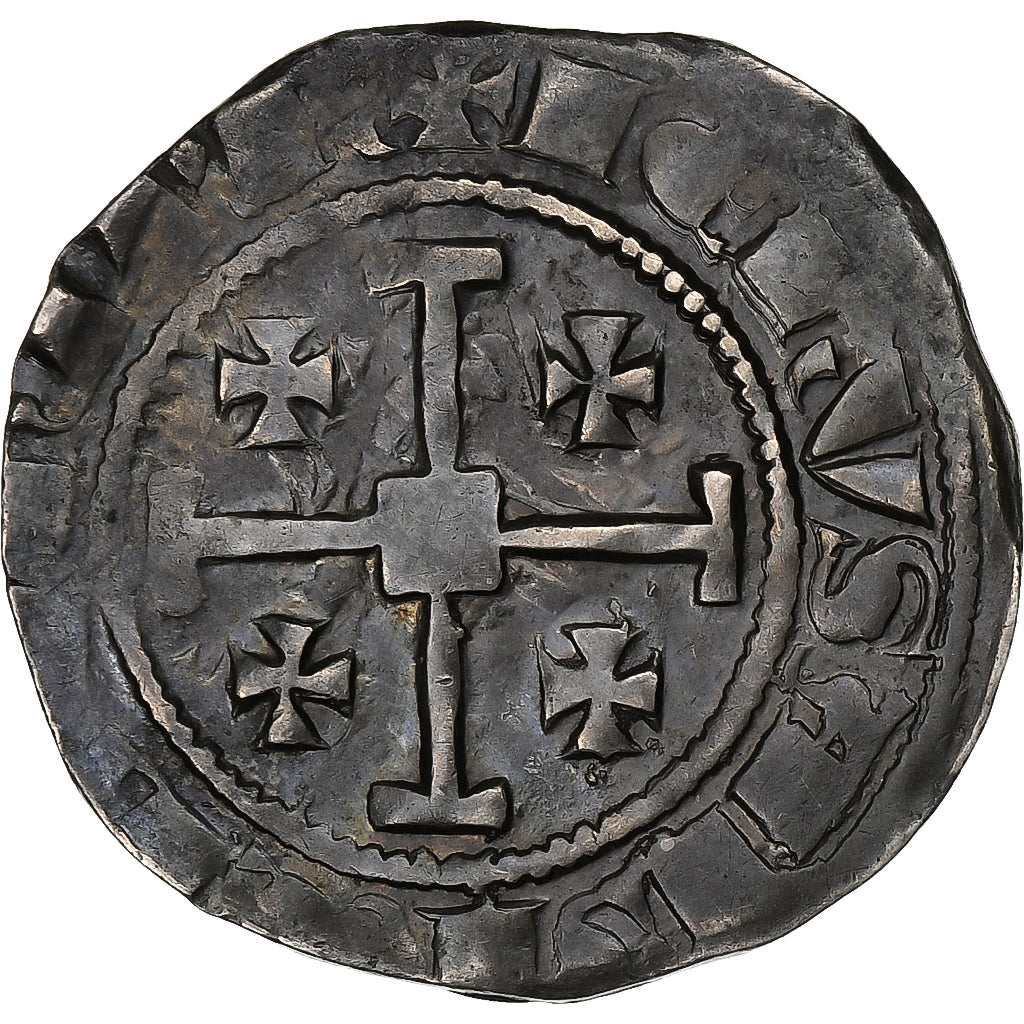 Kingdom of Cyprus, Hugues IV, Gros, 1324-1359, Nicosia, Plata, MBC