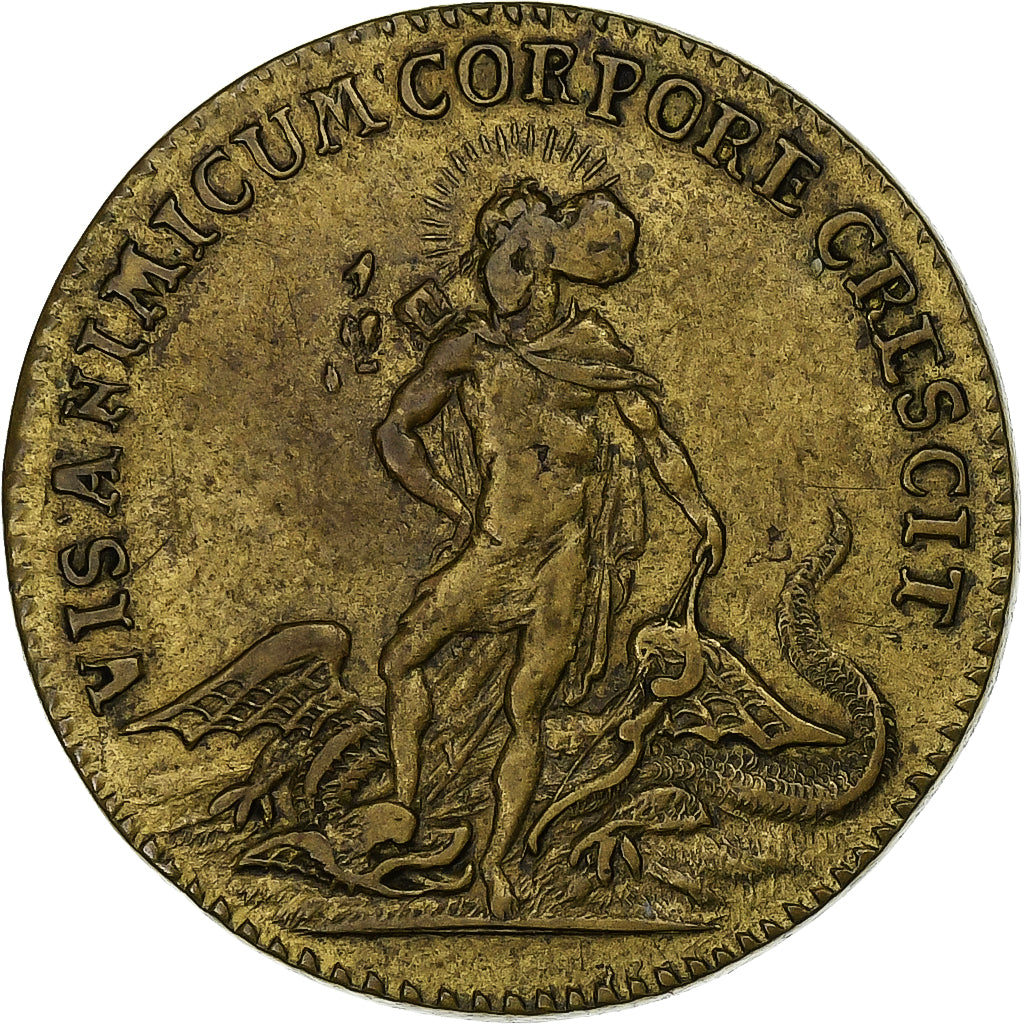 France, Nuremberg token, Louis XV, n.d., Brass, AU(50-53)