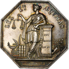 Francja, Token, Chambre des Notaires de l'Arrondissement de Douai, AN 9, Srebro