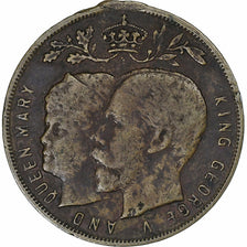 United Kingdom, Token, Coronation of King George V & Queen Mary, 1911, Copper