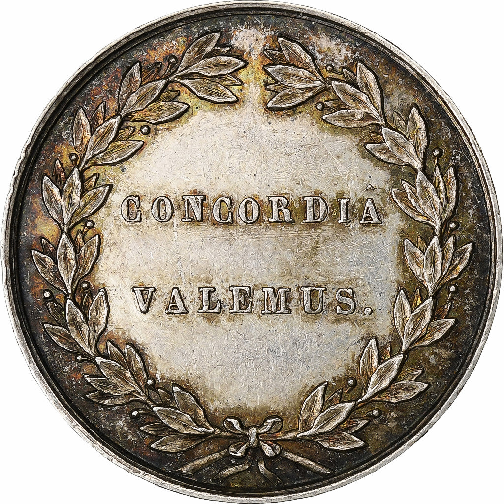 France, Token, Maîtres de pension de la banlieue de Paris, n.d., Silver