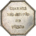 France, Jeton, Chambre des Avoués de Tours, n.d., Argent, SUP