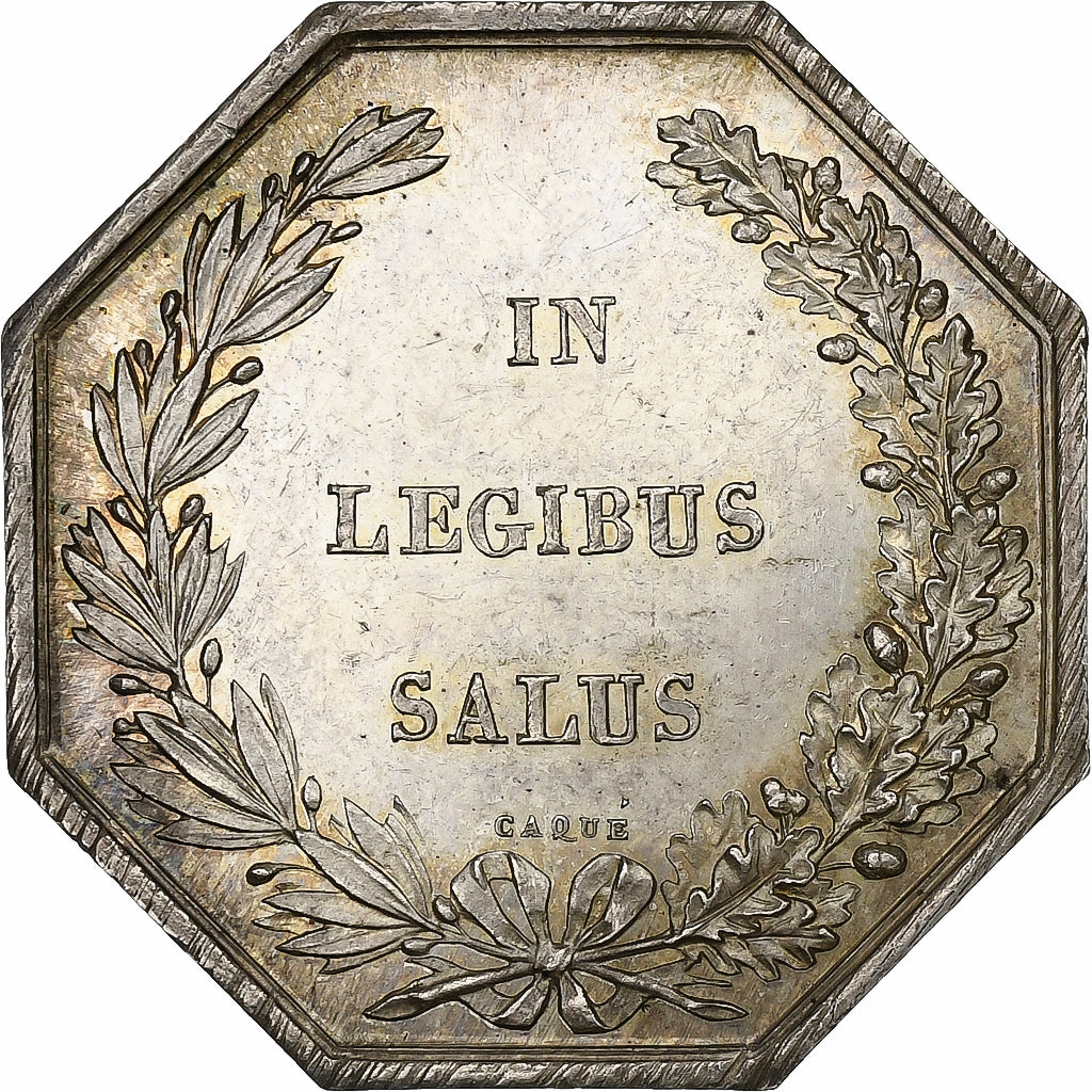 France, Jeton, Chambre des Avoués de Tours, n.d., Argent, SUP