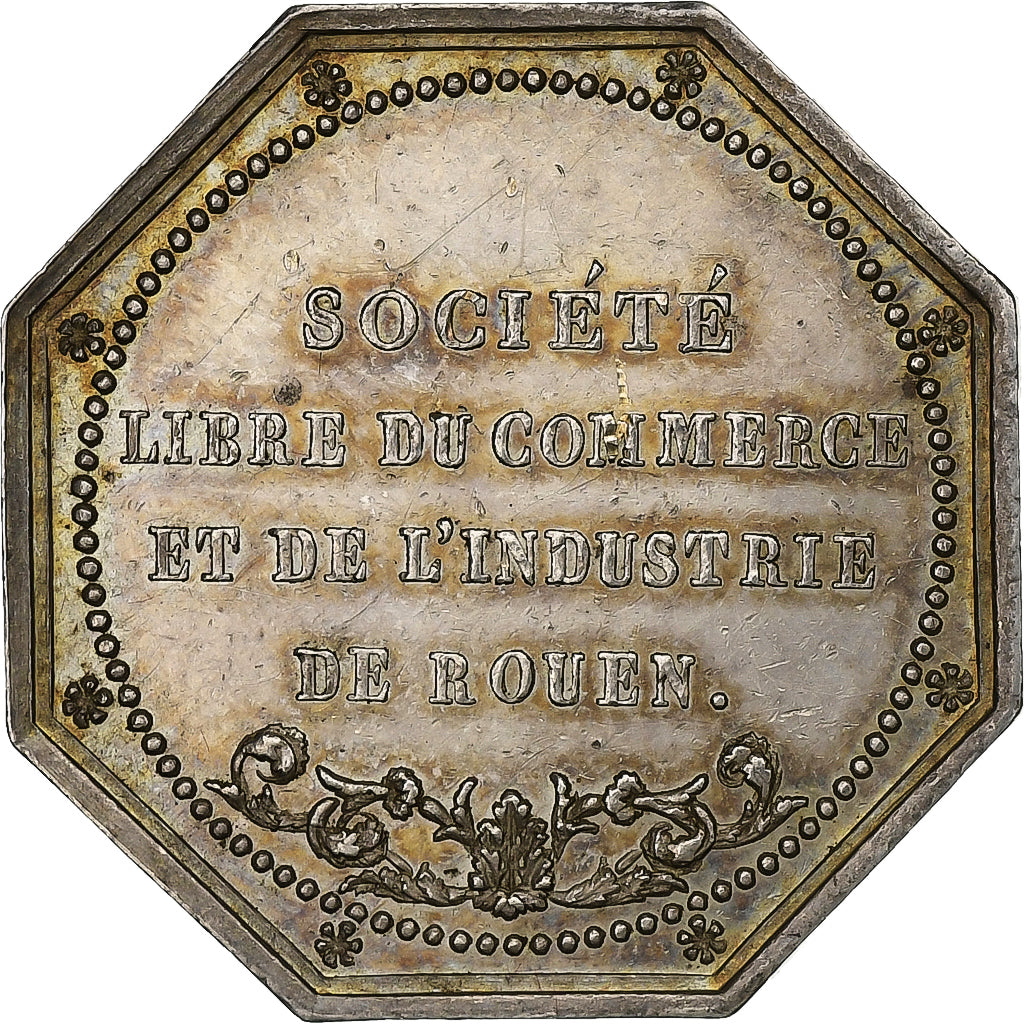 Francia, ficha, Société Libre du Commerce de Rouen, n.d., Argento, SPL-