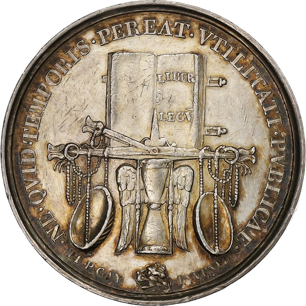France, Token, Droit et Justice, Le Droit, 1830, Silver, AU(55-58)