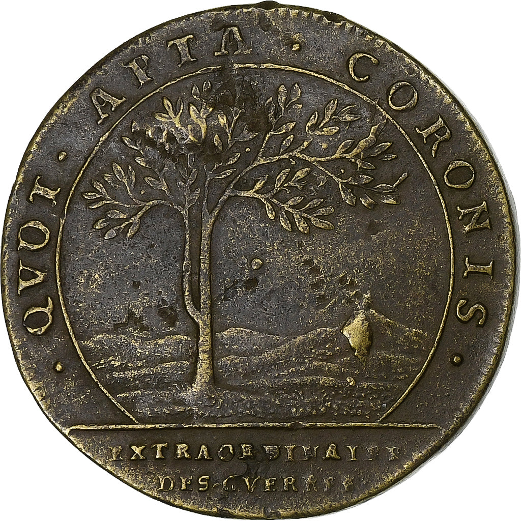 France, Token, Louis XIV, Extraordinaire des Guerres, n.d., Brass, AU(50-53)