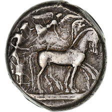Sycylia, Hieron I, Tetradrachm, 478-466 BC, Syracuse, Srebro, EF(40-45)