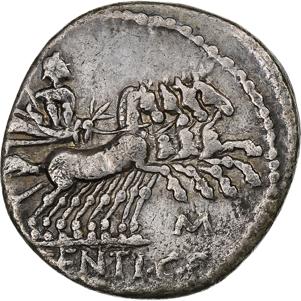 Sentia, Denarius, 101 BC, Rome, Plata, MBC, Crawford:325/1b