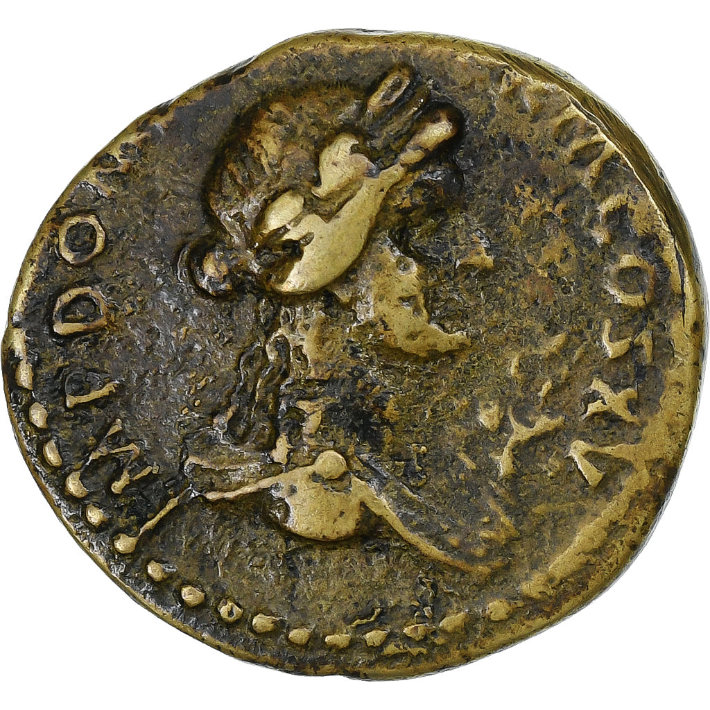 Domitian, Semis, 90-91, Rome, Bronze, EF(40-45), RIC:710