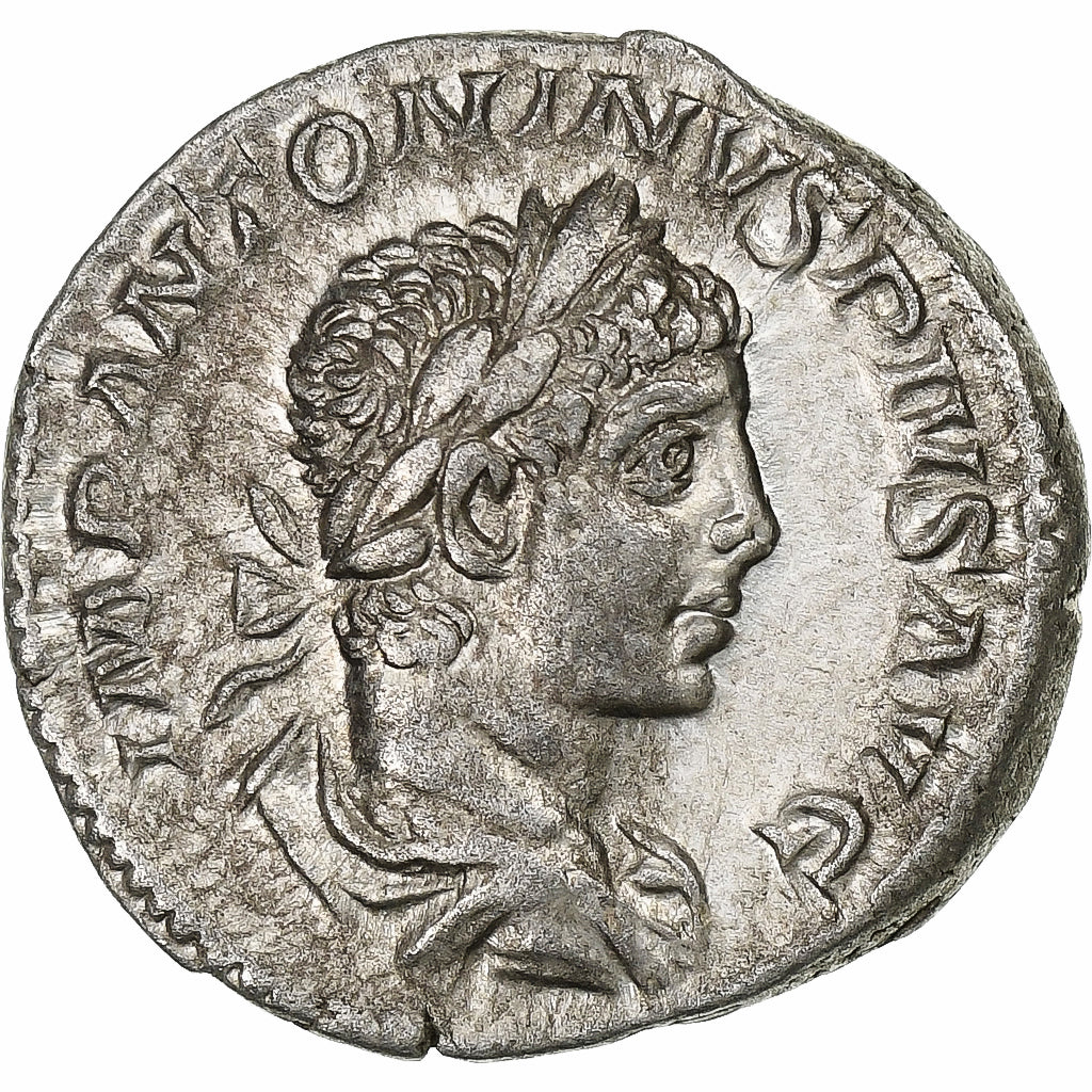 Elagabalus, Denarius, 218-222, Rome, Silver, AU(50-53), RIC:161b