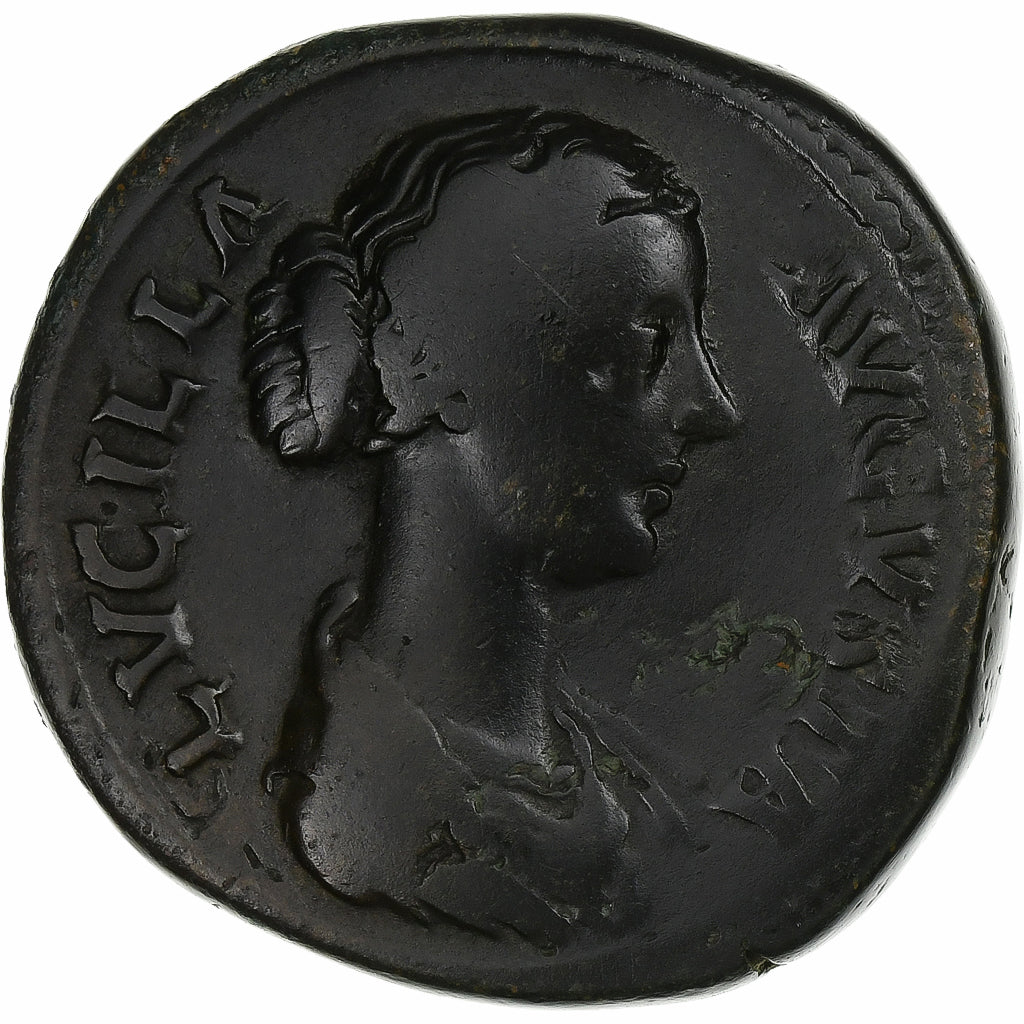 Lucilla, Sestertius, 164-169, Rome, Bronze, VF(20-25), RIC:1746