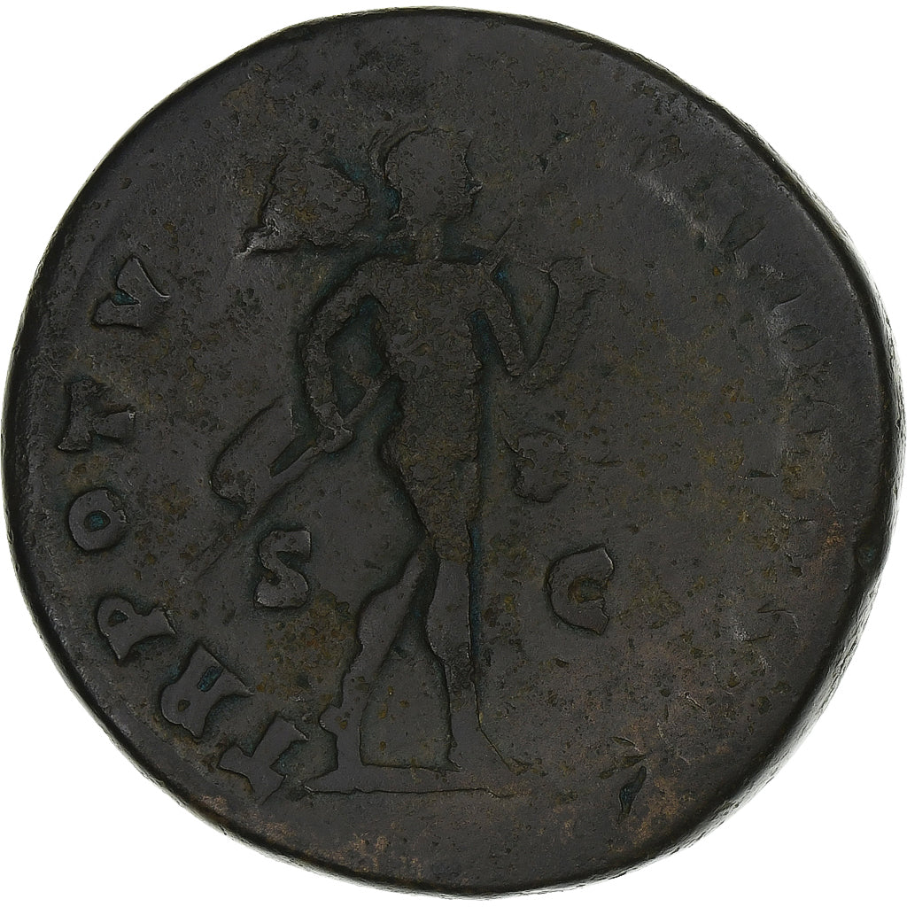 Lucius Verus, Sestertius, 164-165, Rome, Bronze, VF(20-25), RIC:1420