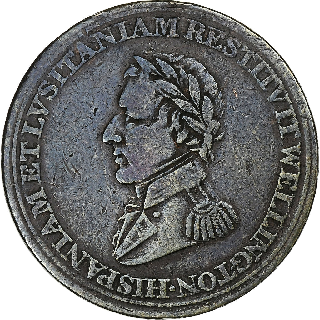 Reino Unido, Token, Victories of the Marquis of Wellington, n.d., Cobre