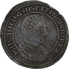 Hiszpania niderlandzka, Token, Philip IV, n.d., Miedź, EF(40-45)